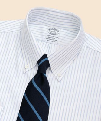 ストレッチドビー ストライプ ドレスシャツ Regular Fit