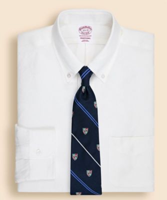 ＜Brooks Brothers＞◆ＪＡＰＡＮ　ＴＲＡＤ．◆　リネン／ブラタクシルク　オックスフォード　６つボタン　ドレスシャツ　Ｔｒａｄｉｔｉｏｎａｌ　Ｆｉｔ