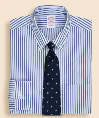 ＜Brooks Brothers＞◆ＪＡＰＡＮ　ＴＲＡＤ．◆　スーピマコットン　ブロード　ストライプ　６つボタン　ドレスシャツ　Ｔｒａｄｉｔｉｏｎａｌ　Ｆｉｔ