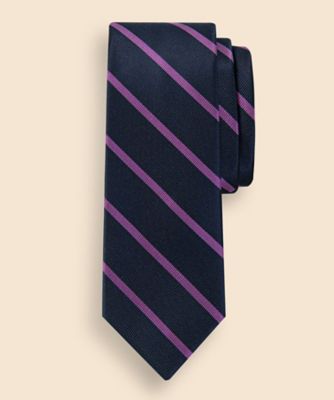 BROOKS BROTHERS ストライプ レップタイ ◇JAPAN TRAD.◇ シルク ノーティカルストライプ レップタイ