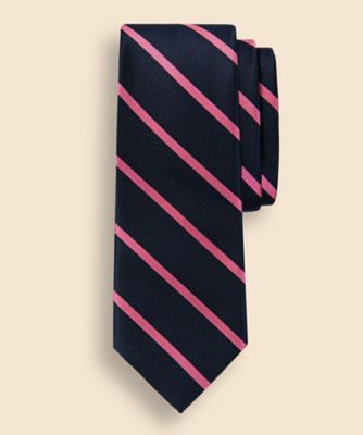 ブルックスブラザーズ ネクタイ ストライプ バーガンディー