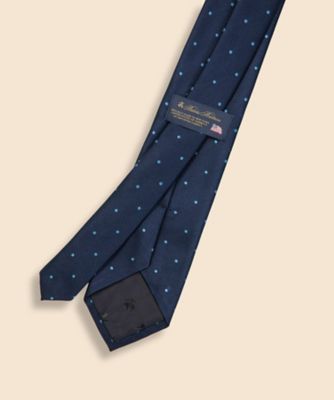 美品　USA製　ブルックスブラザーズ　ネクタイ　Own Make　レップタイ シルク ドット レップタイ Made in USA | Brooks