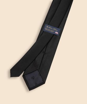 【美品】Brooks Brothers／ソリッド／レップタイ／ネイビー シルク ソリッド レップタイ Made in USA | Brooks