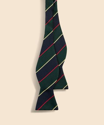新品 BrooksBrothers アーガイルサザーランドタイ アメリカ製 シルク アーガイルサザーランド レップボウタイ Made in