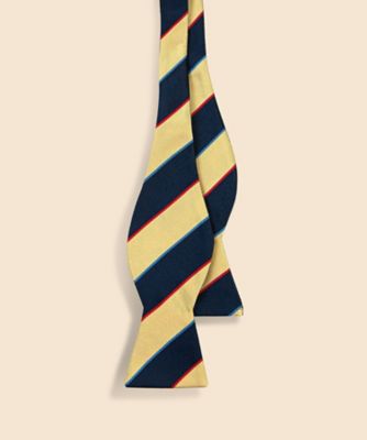 新品 BrooksBrothers アーガイルサザーランドタイ アメリカ製 シルク アーガイルサザーランド レップボウタイ Made in