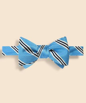 【送料無料】Brooks Brothers/ブルックス ブラザーズ シルク ミニBB#1ストライプ レップボウタイ Made in USA 501ブルー ネクタイ【三越伊勢丹/公式】