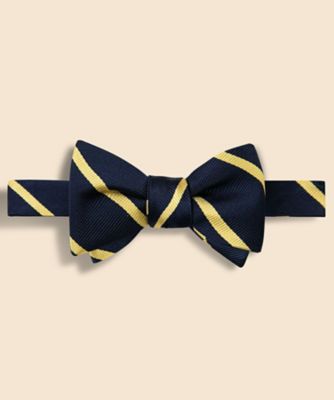 【送料無料】Brooks Brothers/ブルックス ブラザーズ シルク BB#3バーストライプ レップボウタイ Made in USA 706イエロー系その他 ネクタイ【三越伊勢丹/公式】
