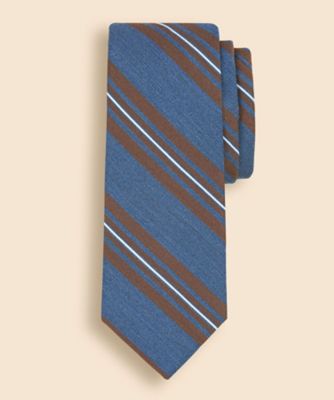 ウール/シルク ダブルストライプ ガルザタイ　ブルックスブラザーズ ウール/シルク ストライプ ガルザタイ | Brooks Brothers Japan
