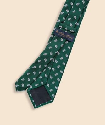 シルク スモールペイズリー ジャカードタイ | Brooks Brothers