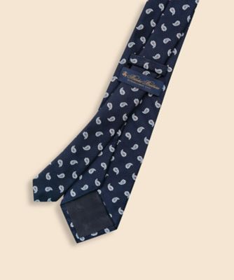 シルク スモールペイズリー ジャカードタイ | Brooks Brothers