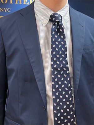 シルク スモールペイズリー ジャカードタイ | Brooks Brothers