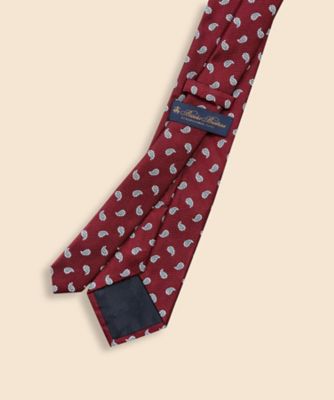 シルク スモールペイズリー ジャカードタイ | Brooks Brothers
