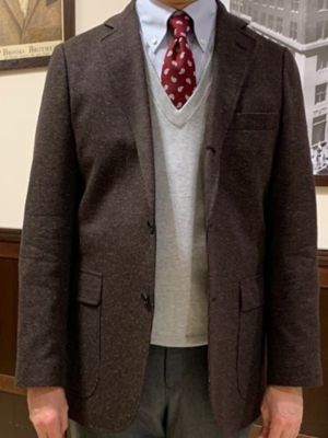 シルク スモールペイズリー ジャカードタイ | Brooks Brothers