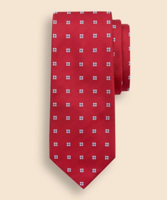 シルク スモールフラワー ジャカードタイ | Brooks Brothers