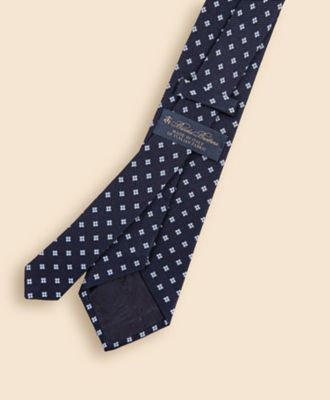 シルク／コットン スモールフラワー ジャカードタイ | Brooks Brothers