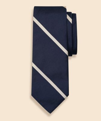 シルク ワイドバーストライプ レップタイ | Brooks Brothers