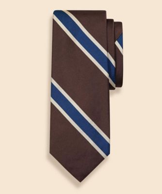 シルク ワイドBB＃2ストライプ レップタイ | Brooks Brothers
