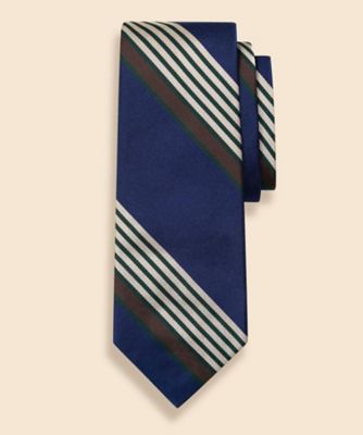 シルク マルチストライプ レップタイ | Brooks Brothers
