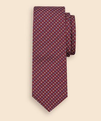 roHERMÈS バーガンディ ネクタイ① パターンネクタイ - バーガンディ／ストライプ - Men | H&M JP