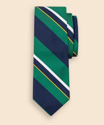 ꧁新品未使用꧂ ブルックスブラザーズ ネクタイ アーガイルサザーランド グリーン シルク アーガイルサザーランド レップタイ Made in