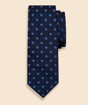 美品 Brooks Brothers ブラックウォッチ ネクタイ シルク GFロゴ ブラックウォッチ ジャカードタイ | Brooks