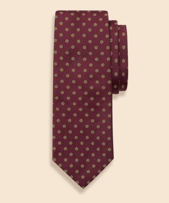 シルク スモールフラワー ジャカードタイ | Brooks Brothers