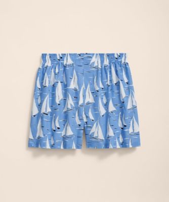 ＜Brooks Brothers＞コットン　ヨットレース　ボクサーショーツ　Ｔｒａｄｉｔｉｏｎａｌ　Ｆｉｔ