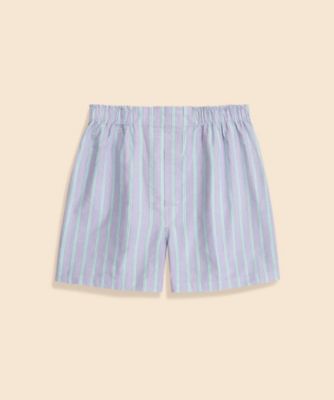 ＜Brooks Brothers＞コットンオックスフォード　ストライプ　ボクサーショーツ　Ｔｒａｄｉｔｉｏｎａｌ　Ｆｉｔ