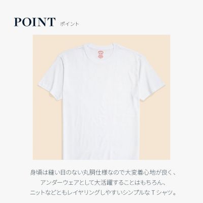 スーピマコットン GFロゴ 3パック クルーネックTシャツ