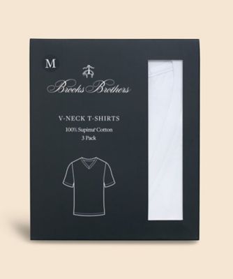 スーピマコットン GFロゴ 3パック VネックTシャツ