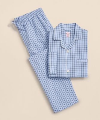 ＜Brooks Brothers＞コットン　ブロードクロス　チェック　パジャマ