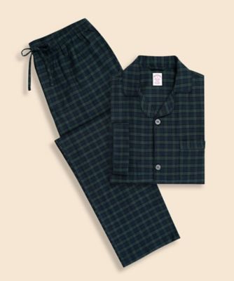 コットンフランネル タータンチェック パジャマ | Brooks Brothers
