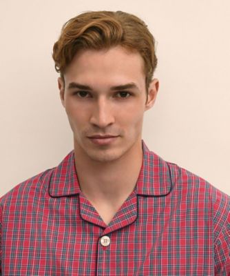 コットンブロードクロス タータンチェック パジャマ | Brooks Brothers