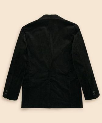 【美品】ブルックスブラザーズ　コーデュロイ アンコン ジャケット　42　XL　黒 美品 ブルックスブラザーズ コーデュロイ アンコンジャケット ブラック