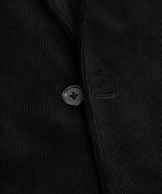 コットン コーデュロイ 段返り3ボタンコンフォートサックジャケット