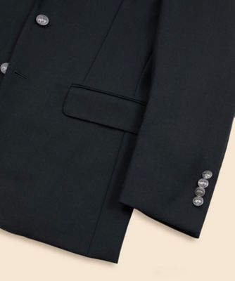 ブルックスブラザーズ.ロイヤルネイビー希少 ブルックスブラザーズ Brooks Brothers V.B.CANONICO ウール