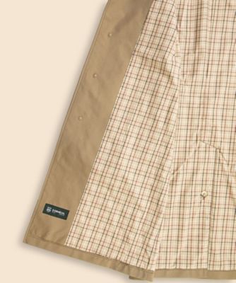 コットン／ウール ポプリン バルカラーコート | Brooks Brothers