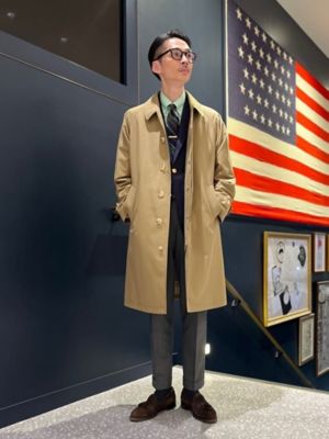 コットン／ウール ポプリン バルカラーコート | Brooks Brothers