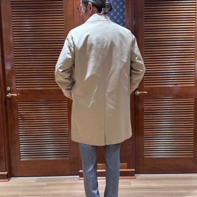 【美品】ブルックスブラザーズ/撥水ギャバジンステンカラーコート/ライナー付/XL 美品】ブルックスブラザーズ/撥水ギャバジンステンカラーコート