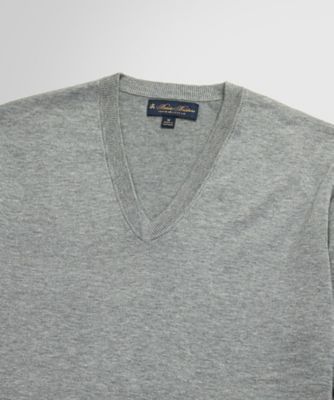 スーピマコットン Vネックセーター | Brooks Brothers