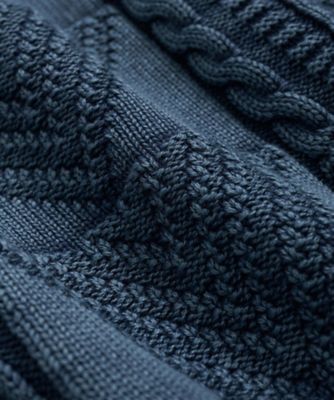 スーピマコットン クルーネック ガンジーセーター | Brooks Brothers 