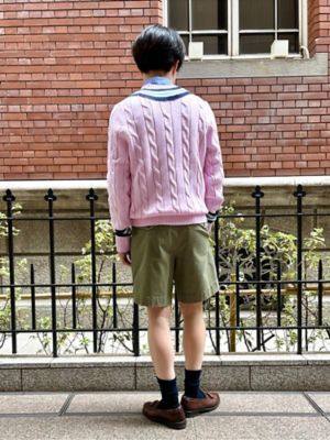 コットン ケーブル Vネックテニスセーター | Brooks Brothers