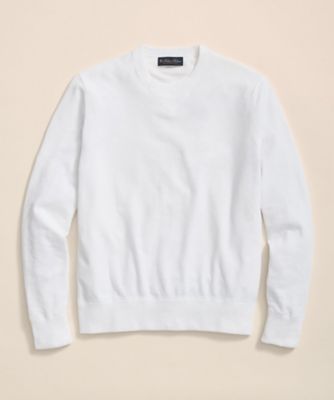 brook フリース ブラッシュドコットン クルーネックセーター | Brooks Brothers
