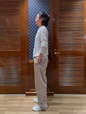 リネン ケーブル クルーネックセーター | Brooks Brothers