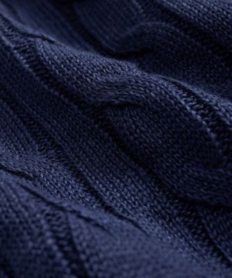 リネン ケーブル クルーネックセーター | Brooks Brothers/ブルックス 