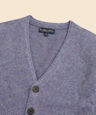 送料無料】ブラッシュドウール Vネックカーディガン | Brooks