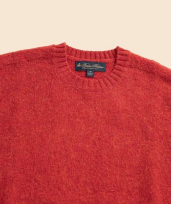 ブラッシュドウール クルーネックセーター | Brooks Brothers