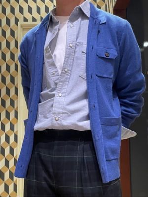 【送料無料】Brooks Brothers/ブルックス ブラザーズ スーピマコットン リブニット チョアジャケットセーター 501ブルー トップス【三越伊勢丹/公式】