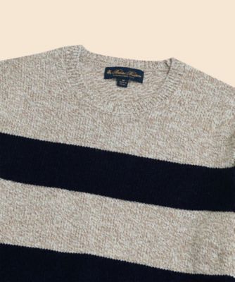 ウール ストライプ クルーネックセーター | Brooks Brothers