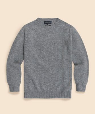 シェットランドウール クルーネックセーター | Brooks Brothers
